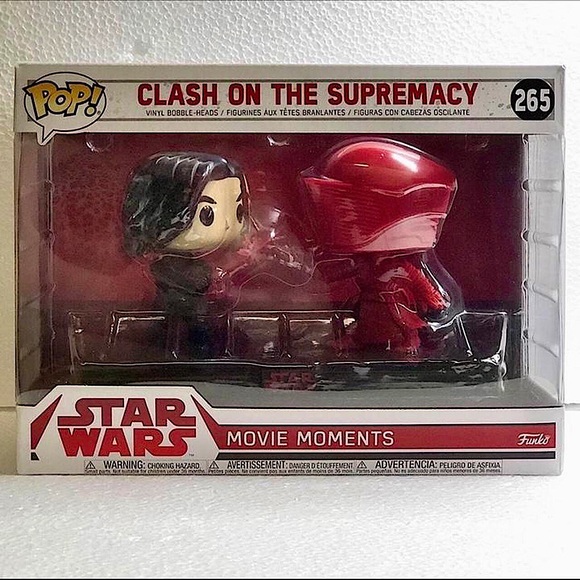 Star Wars 265 Clash on the Supremacy (Kylo) Funko POP Movie Moments Collectible - Picture 1 of 9
